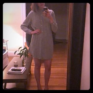 Steven Alan Flannel Shirt Dress